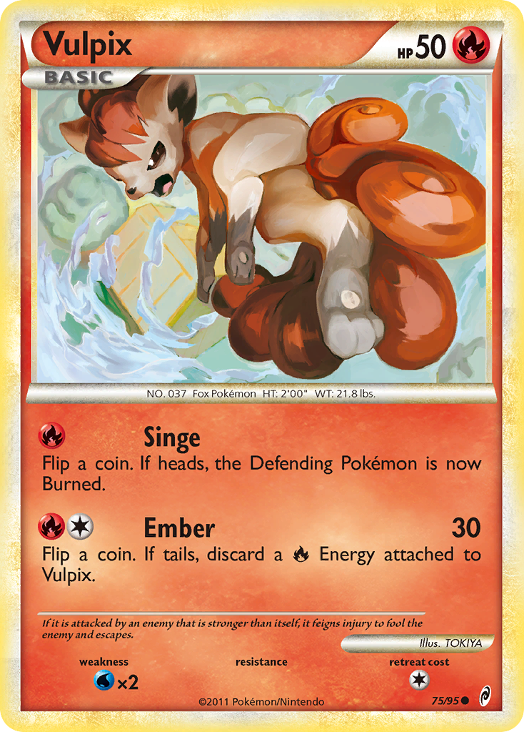 Vulpix (75/95) [HeartGold y SoulSilver: Call of Legends] 