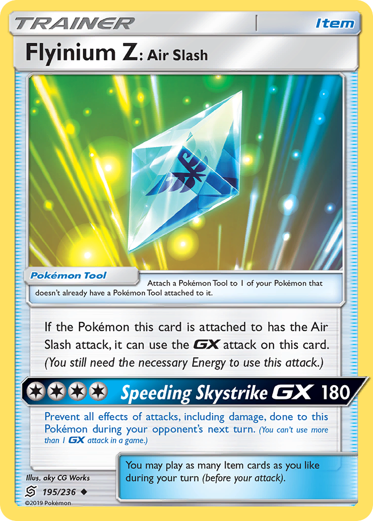 Flyinium Z: Air Slash (195/236) [Sol y Luna: Mentes unificadas] 