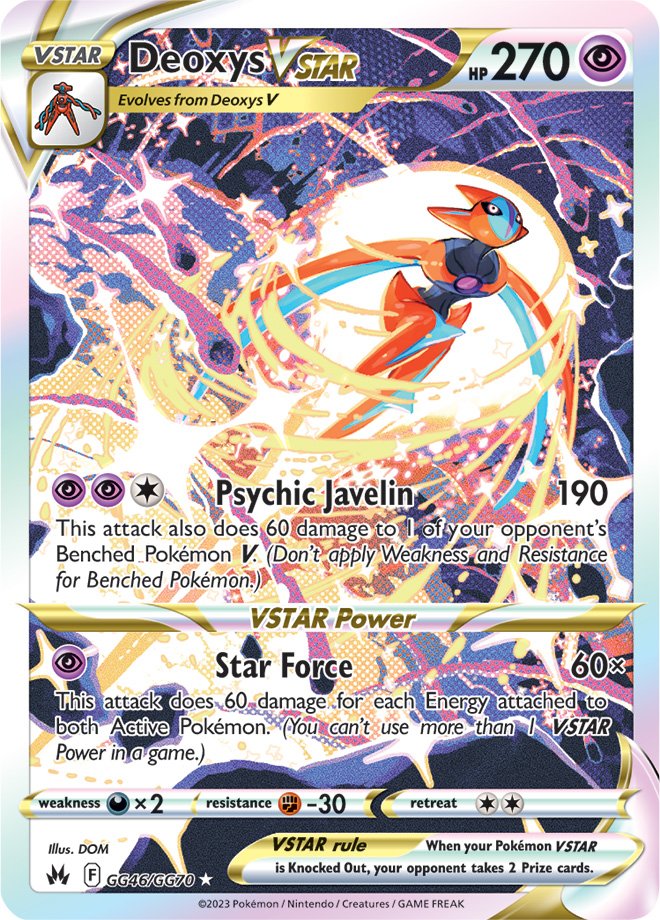 Deoxys VSTAR (GG46/GG70) [Espada y escudo: Crown Zenith] 