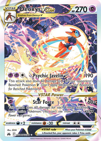 Deoxys VSTAR (GG46/GG70) [Espada y escudo: Crown Zenith] 