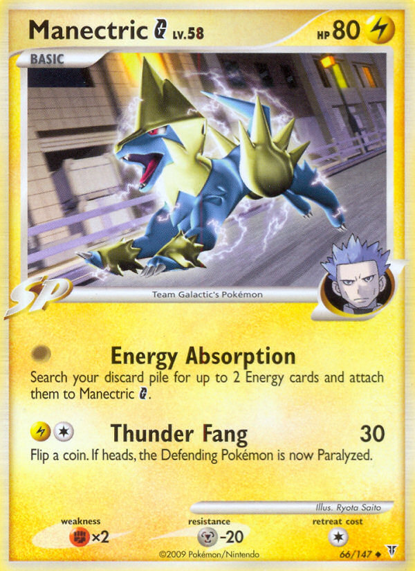Manectric G (66/147) [Platino: Vencedores supremos] 