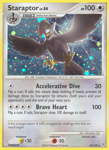 Staraptor (16/130) [Diamante y Perla: Conjunto básico] 