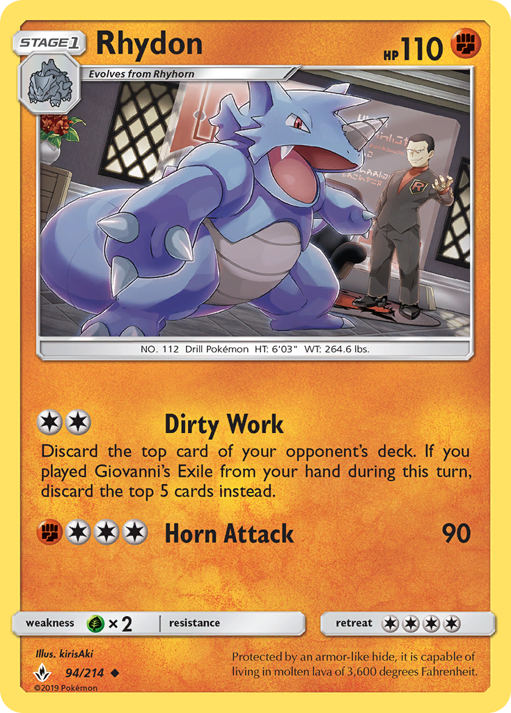 Rhydon (94/214) [Sol y Luna: Vínculos inquebrantables] 