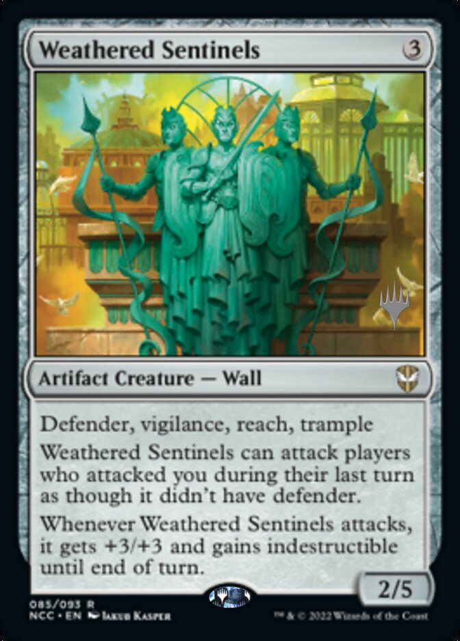 Weathered Sentinels (paquete promocional) [Streets of New Capenna Commander Promos] 