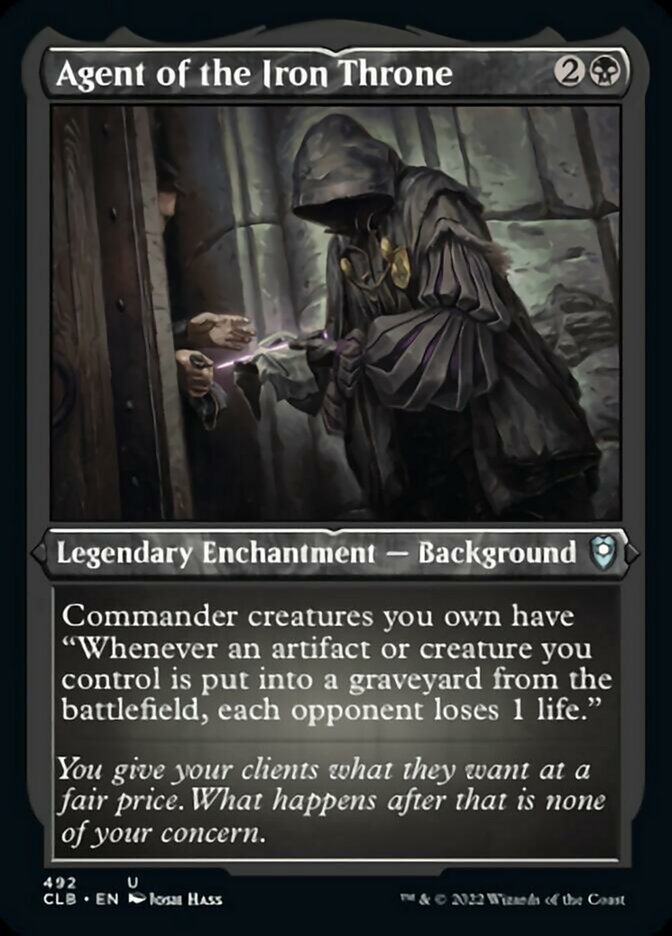 Agente del Trono de Hierro (grabado en lámina) [Commander Legends: Batalla por Baldur's Gate] 