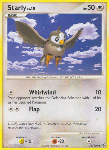 Starly (75/100) [Diamante y Perla: Amanecer majestuoso] 