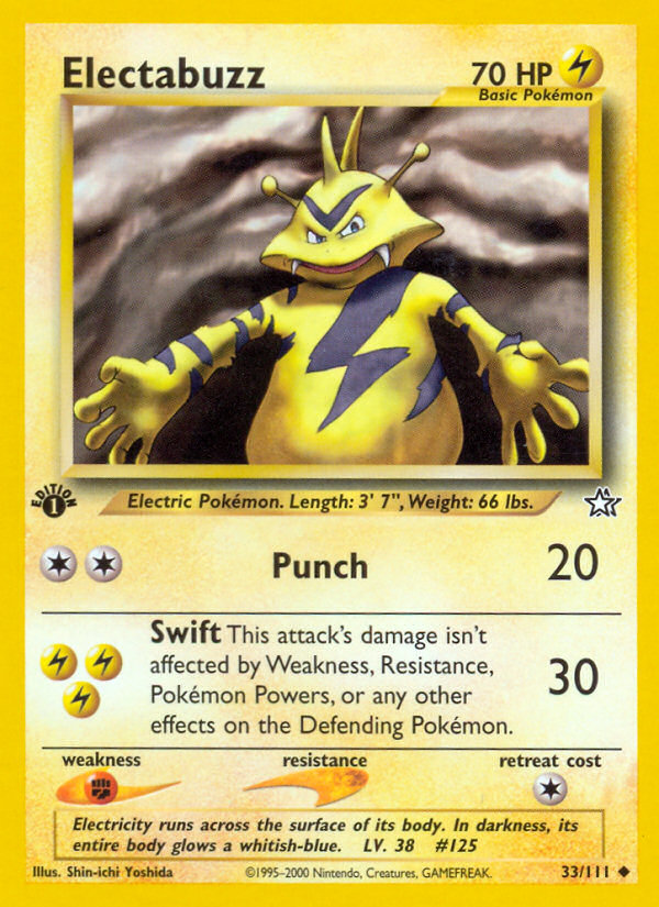 Electabuzz (33/111) [Neo Génesis 1.ª edición] 