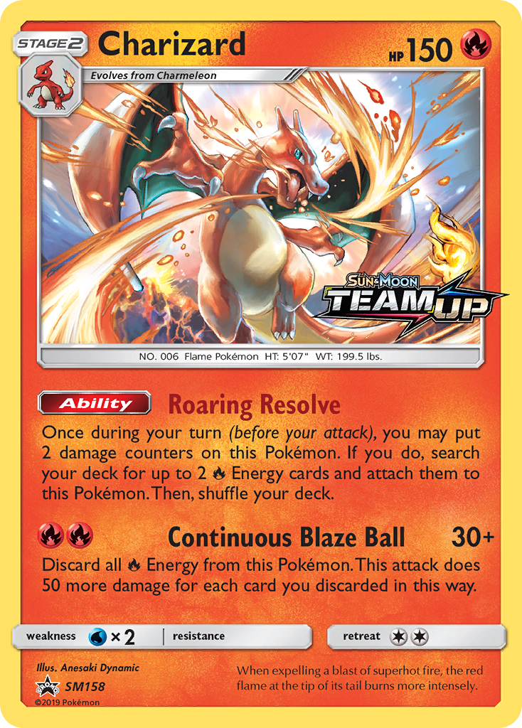 Charizard (SM158) [Sol y Luna: Promociones de Estrella Negra] 