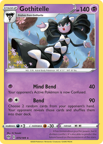 Gothitelle (075/189) [Espada y escudo: Oscuridad en llamas] 