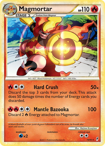 Magmortar (16/95) (Exclusivo de la baraja temática) [HeartGold y SoulSilver: Call of Legends] 