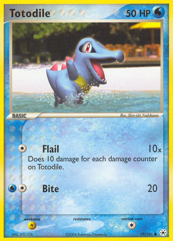 Totodile (79/101) [EX: Leyendas ocultas] 