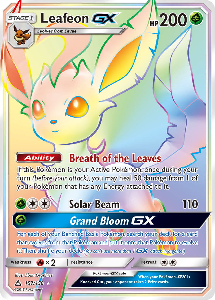 Leafeon GX (157/156) [Sol y Luna: Ultra Prisma] 