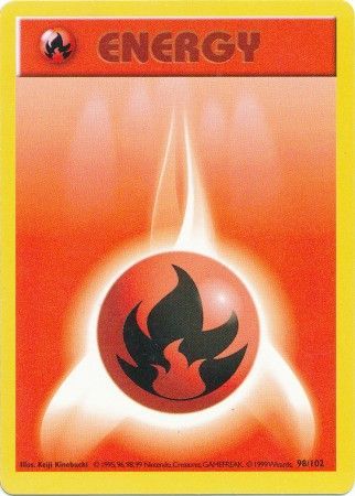 Energía de fuego (98/102) [Conjunto básico Shadowless Unlimited] 