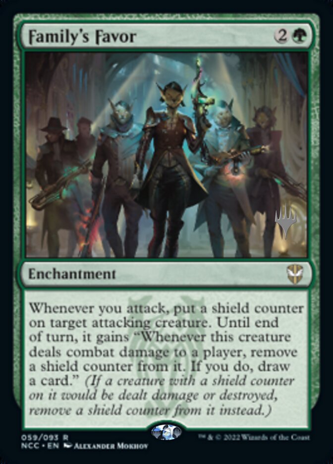 Favor de la familia (paquete promocional) [Streets of New Capenna Commander Promos] 