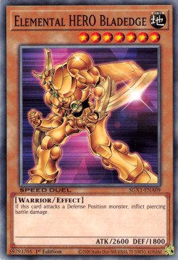Espada Elemental HERO [SGX1-ENA09] Común 