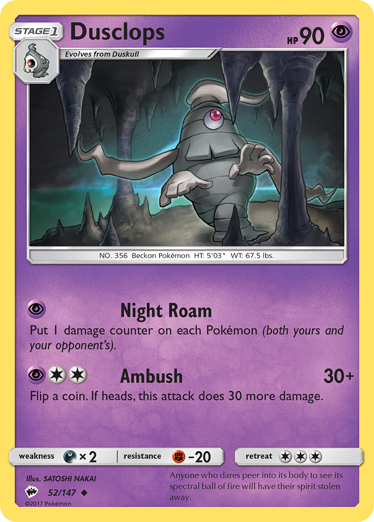 Dusclops (52/147) [Sol y Luna: Sombras ardientes] 
