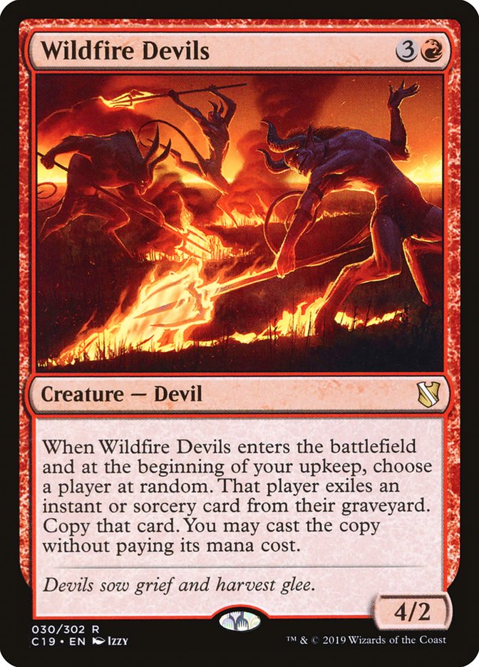 Diablos de los incendios forestales [Comandante 2019] 