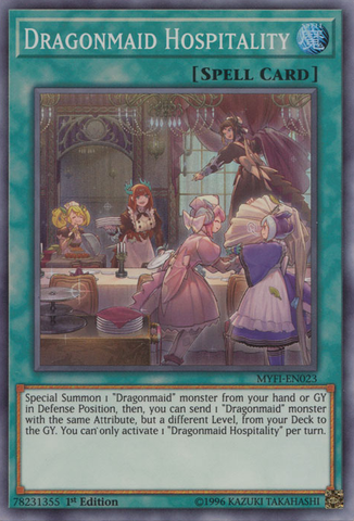 Hospitalidad Dragonmaid [MYFI-EN023] Súper Raro 