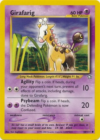 Girafarig (58/111) [Neo Génesis Ilimitado] 