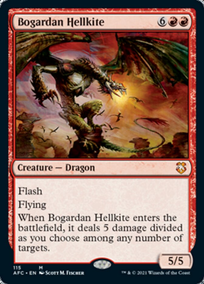 Bogardan Hellkite [Dragones y Mazmorras: Aventuras en los Reinos Olvidados Commander] 