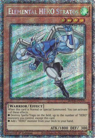 Elemental HERO Stratos [BODE-EN100] Starlight Raro 