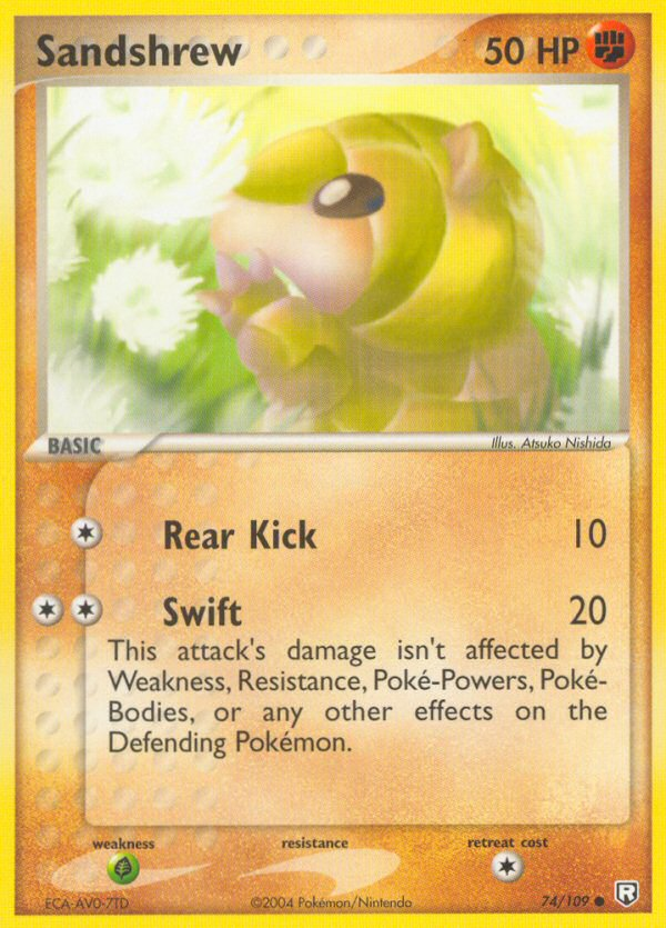 Sandshrew (74/109) [EX: El regreso del Equipo Rocket] 