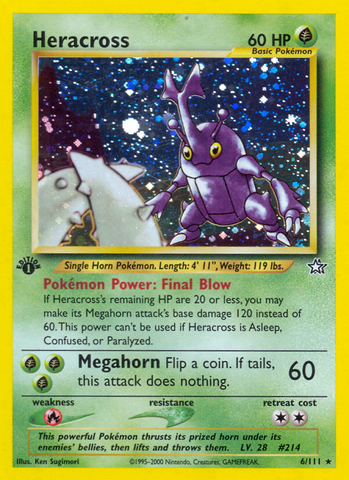 Heracross (6/111) [Neo Génesis 1.ª edición] 