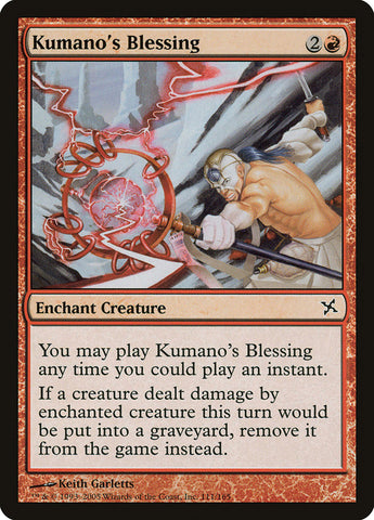 La bendición de Kumano [Traidores de Kamigawa] 