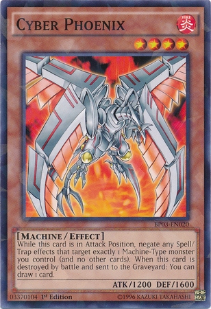 Cyber ​​Phoenix [BP03-EN020] Shatterfoil Raro 