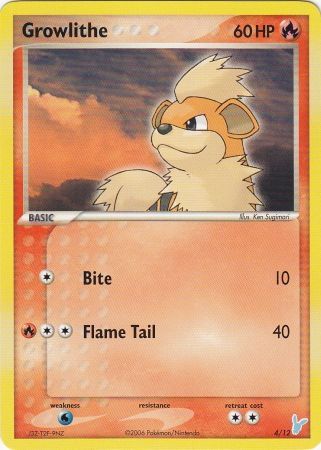 Growlithe (4/12) [EX: Kit de entrenador 2 - Minun] 