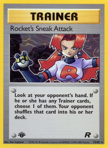 El ataque furtivo de Rocket (72/82) [Team Rocket 1.ª edición] 