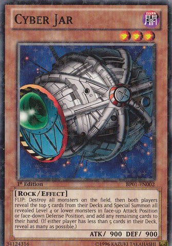 Cyber ​​Jar [BP01-EN002] Starfoil Raro 