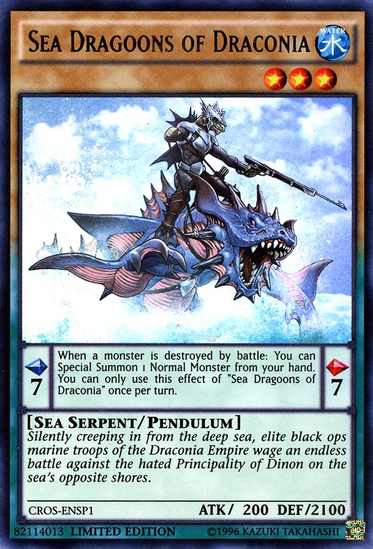 Dragones marinos de Draconia (CROS-ENSP1) [CROS-ENSP1] Ultra raro 