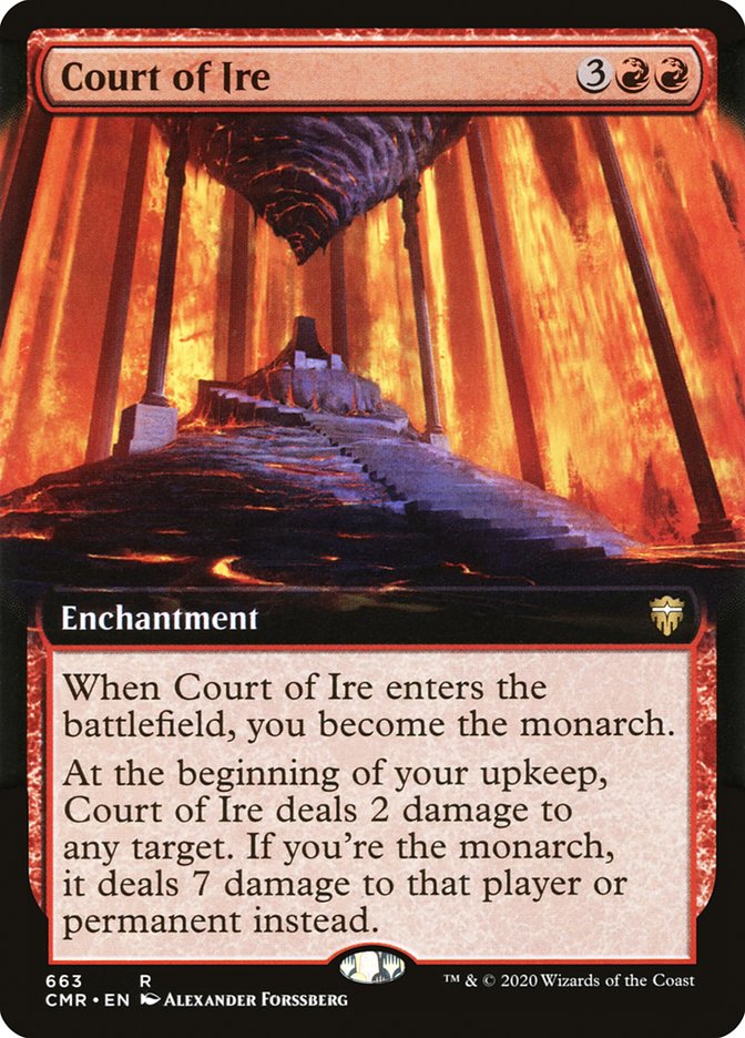 Court of Ire (Arte extendido) [Commander Legends] 