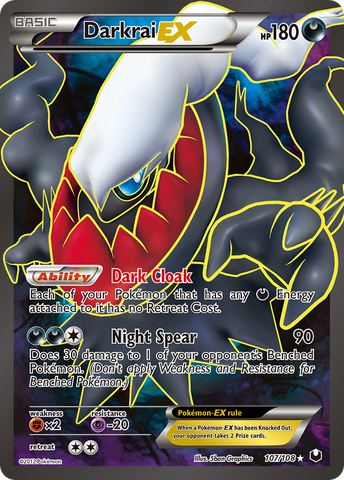 Darkrai EX (107/108) [Blanco y negro: Exploradores oscuros] 