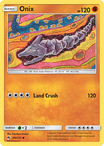 Onix (109/214) [Sol y Luna: Trueno perdido] 