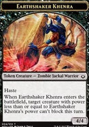 Earthshaker Khenra // Ficha zombi de doble cara [Fichas de la Hora de la Devastación] 