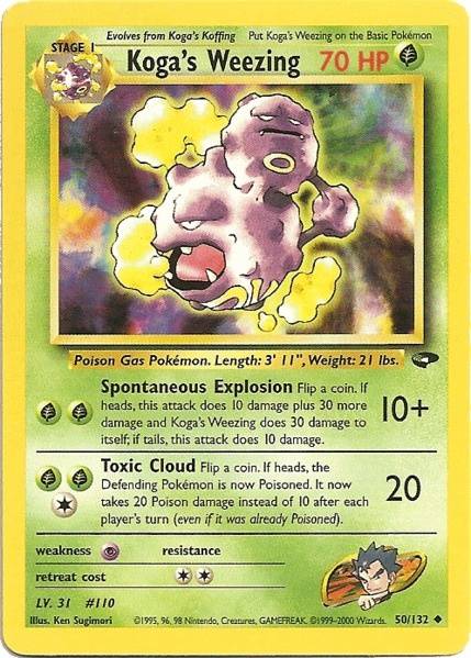 Weezing de Koga (50/132) [Gym Challenge Unlimited] 