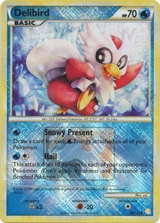 Delibird (39/123) (Promoción de liga) [HeartGold y SoulSilver: Conjunto básico] 