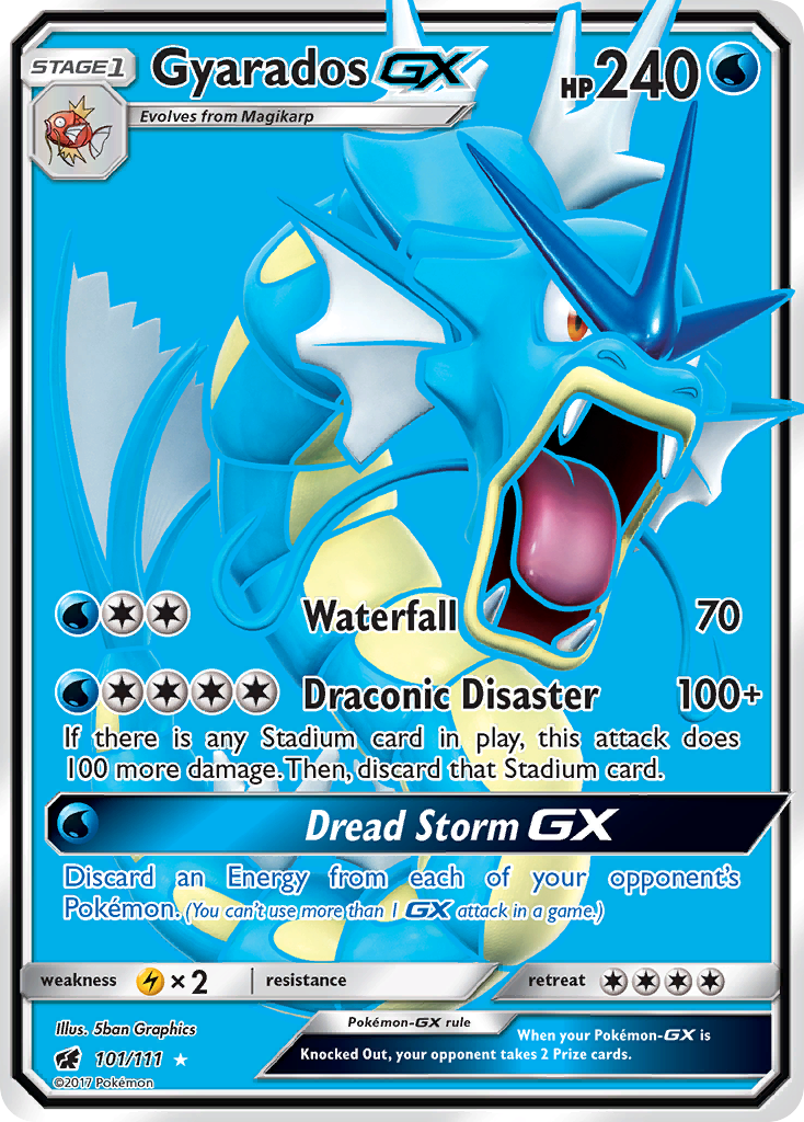 Gyarados GX (101/111) [Sol y Luna: Invasión Carmesí] 