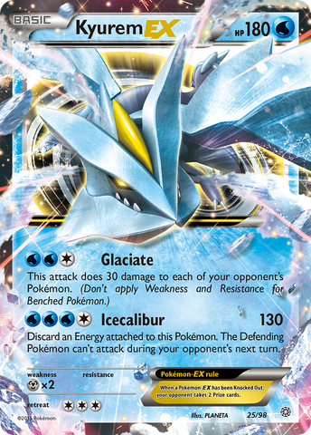 Kyurem EX (25/98) [XY: Orígenes antiguos] 
