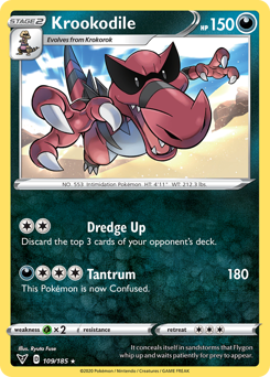Krookodile (109/185) [Espada y escudo: voltaje vivo] 