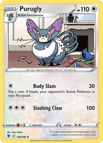 Purugly (128/189) [Espada y escudo: Resplandor astral] 