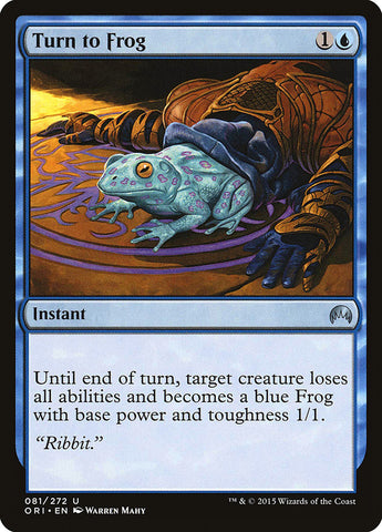 Vuélvete a Rana [Magic Origins] 