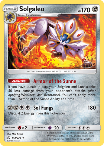 Solgaleo (142/236) [Sol y Luna: Eclipse Cósmico] 