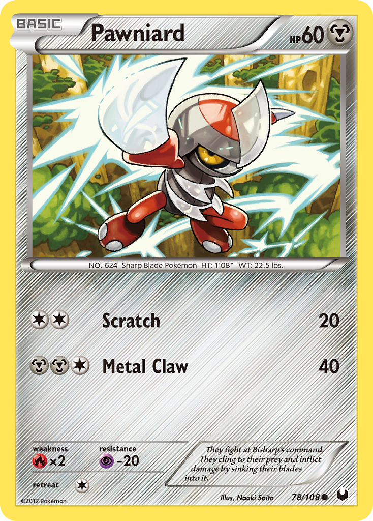 Pawniard (78/108) [Blanco y negro: Exploradores oscuros] 