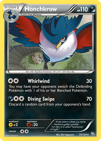 Honchkrow (73/124) [Blanco y negro: Dragones exaltados] 