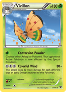 Vivillon (17/146) (Forma de las Altas Llanuras/Alas Naranjas) [XY: Conjunto básico] 