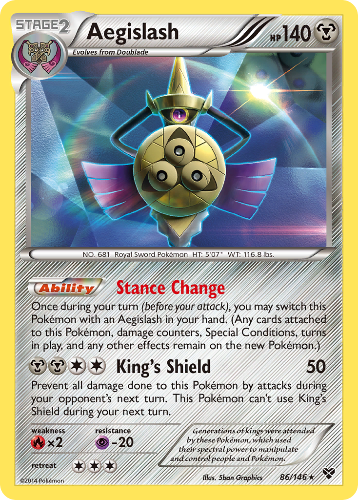 Aegislash (86/146) [XY: Conjunto básico] 