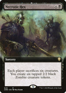 Maleficio necrótico (arte extendido) [Commander Legends] 